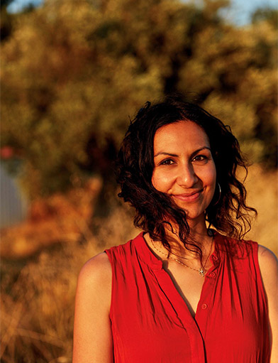 Yasmin Khan portrait in Cyprus